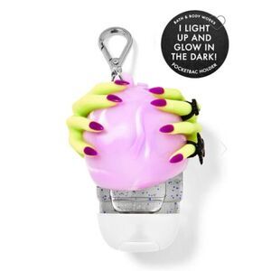 Bath & body works pocketbak holder light up witch hands crystal ball